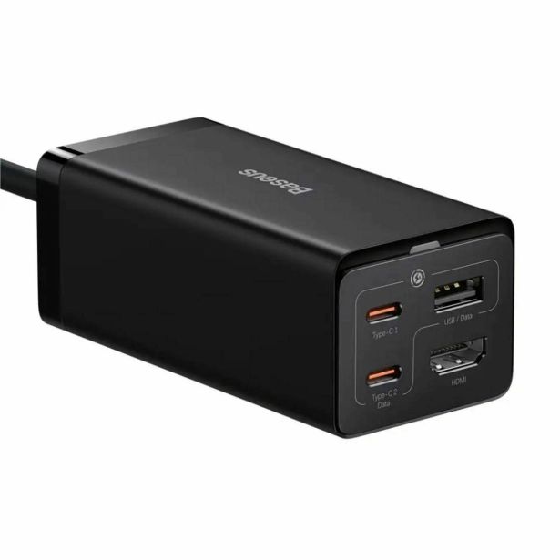 POLNILNIK ZA GSM BASEUS POLNILEC GAN5 PRO 67W BASEUS 2XUSBC+USB+HDMI