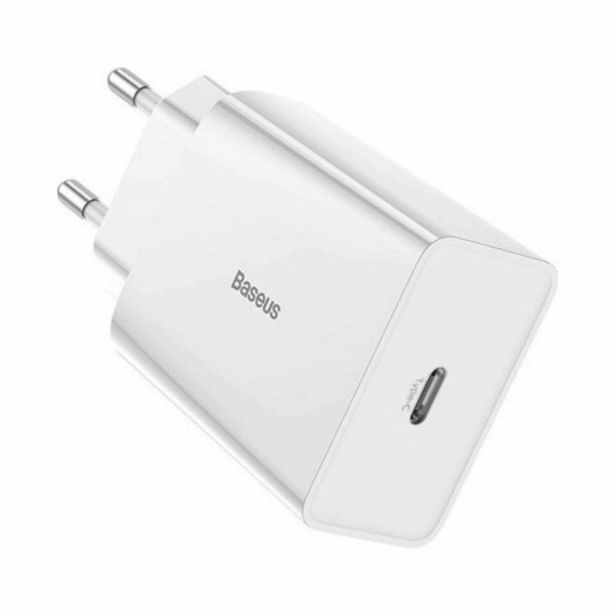 POLNILNIK ZA GSM BASEUS POLNILEC MINI QUICK 20W BASEUS USB-C, BEL