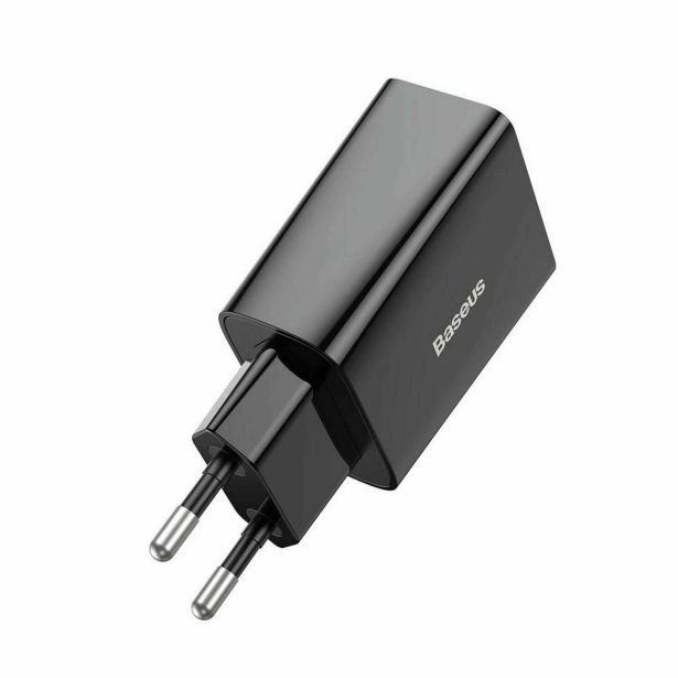 POLNILNIK ZA GSM BASEUS POLNILEC MINI QUICK 20W BASEUS USB-C, ČRN