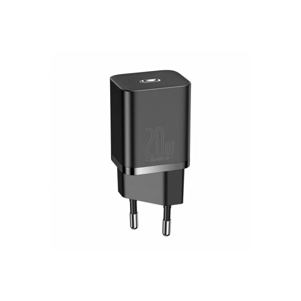 POLNILNIK ZA GSM BASEUS POLNILEC USB-C 20W BASEUS QUICK SUPER SI ČRN