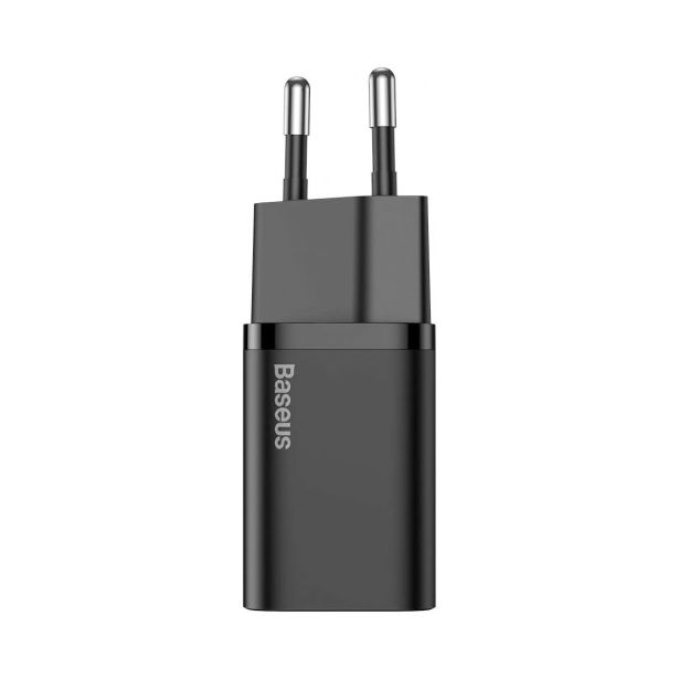 POLNILNIK ZA GSM BASEUS POLNILEC USB-C 25W BASEUS QUICK SUPER SI ČRN