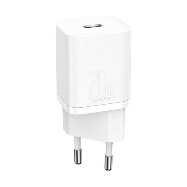 POLNILNIK ZA GSM BASEUS POLNILEC USB-C QUICK 20W BASEUS, LIGHTNING, BEL