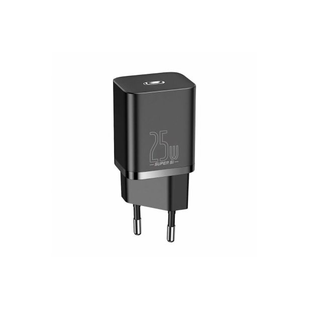 POLNILNIK ZA GSM BASEUS POLNILEC USB-C QUICK 25W BASEUS, ČRN, KABEL