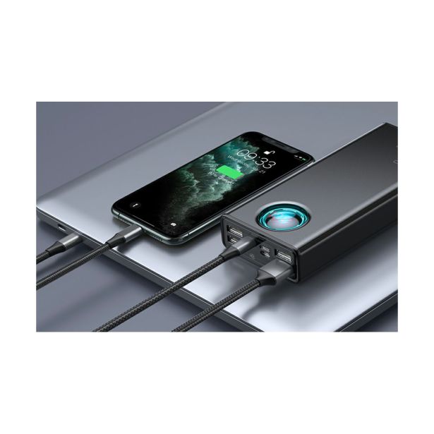 POLNILNIK ZA GSM BASEUS PRENOSNA BAT. 30.000MAH BASEUS AMBLIGHT + KABEL