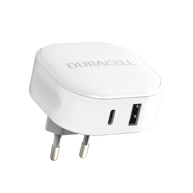 POLNILNIK ZA GSM DURACELL PD 30 W USB-A + USB-C PPS BEL