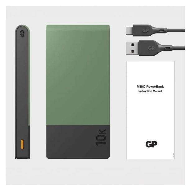 POLNILNIK ZA GSM EMOS GP POWERBANK M2+ SERIES M10C ZELEN