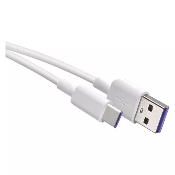 POLNILNIK ZA GSM EMOS USB 2.0 A/M-C/M 1.5M BELA
