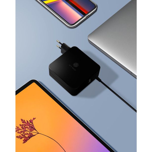 POLNILNIK ZA GSM ICY BOX 90W USB-C PD 3.0 GAN