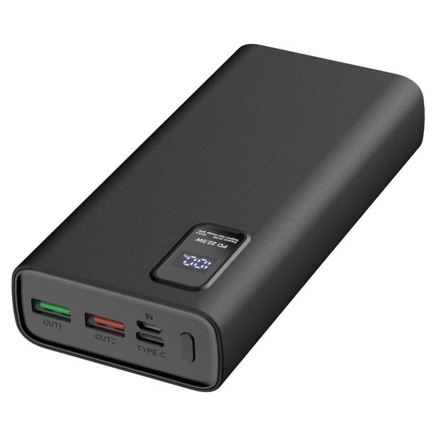 POLNILNIK ZA GSM PLATINET PB-PMPB20WQC727B 20.000 MAH ČRN