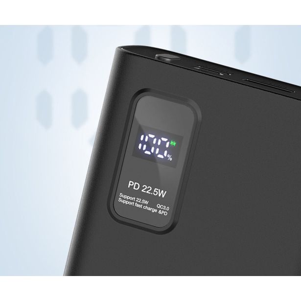 POLNILNIK ZA GSM PLATINET PB-PMPB20WQC727B 20.000 MAH ČRN