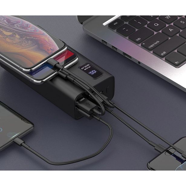 POLNILNIK ZA GSM PLATINET PB-PMPB30WQC728B 30.000MAH ČRN