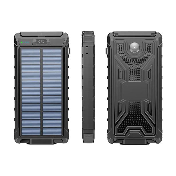 POLNILNIK ZA GSM PLATINET PMPB10SP SOLARNI 10.000MAH ČRN