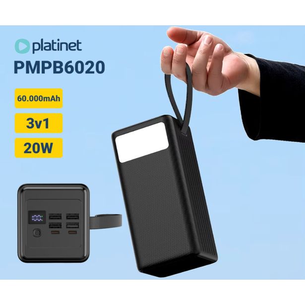 POLNILNIK ZA GSM PLATINET PMPB6020 20W