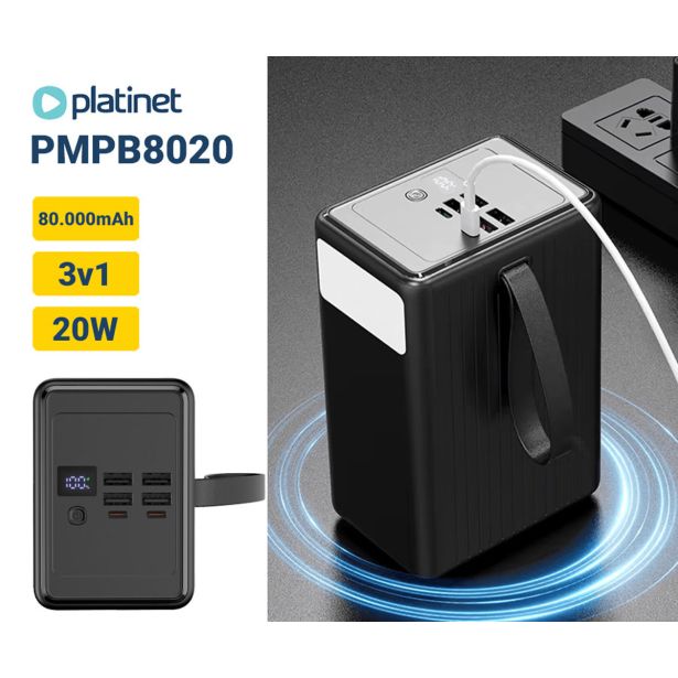 POLNILNIK ZA GSM PLATINET PMPB8020 20W