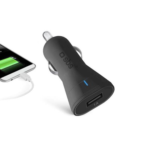 POLNILNIK ZA GSM SBS AVTOPOLNILEC MINI 12/24V 1000MAH USB VHOD