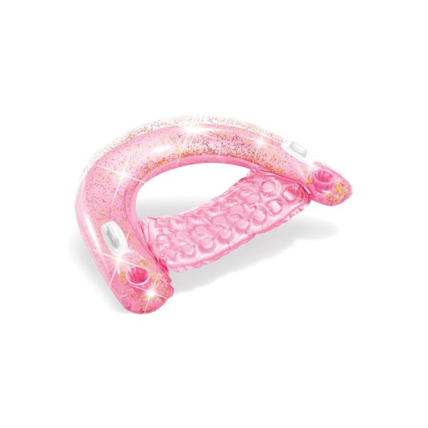 NAPIHLJIVA IGRAČA INTEX POLOBROČ Z BLEŠČICAMI 119X97X28 CM