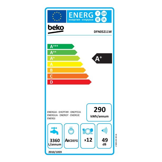 POMIVALNI STROJ BEKO DFN 05211W