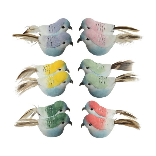 POMLADNA DEKORACIJA DECORIS PTICA,VEČ BARV, 2/1