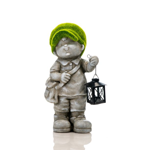 POMLADNA FIGURA GLOSSTYLE FANTEK Z LANTERNO 19X17.5X42CM