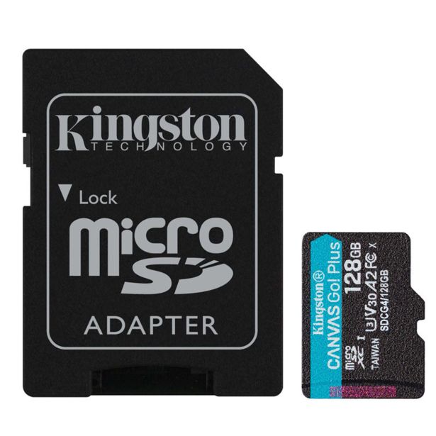 POMNILNIŠKA KARTICA KINGSTON MICRO SDXC 128GB SDCG4 /128GB CANVAS GO PLUS