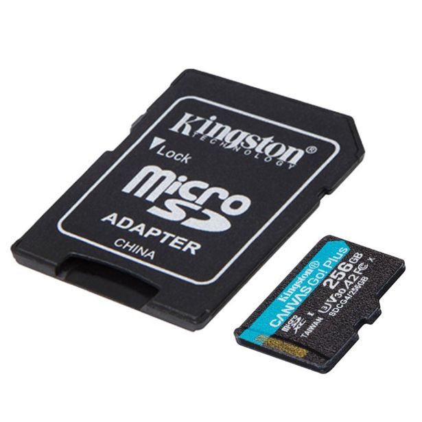 POMNILNIŠKA KARTICA KINGSTON MICRO SDXC 256GB SDCG4 /256GB CANVAS GO PLUS