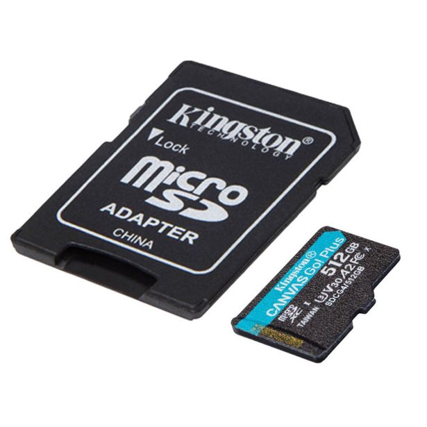 POMNILNIŠKA KARTICA KINGSTON MICRO SDXC 512GB SDCG4 /512GB CANVAS GO PLUS