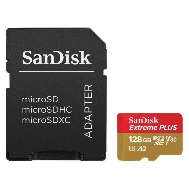 POMNILNIŠKA KARTICA SANDISK SAN EXTR PLUS MICROSDXC 128GB