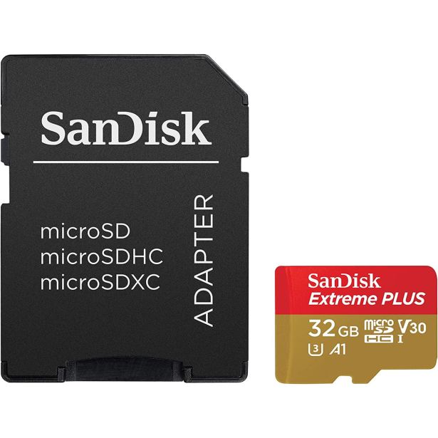 POMNILNIŠKA KARTICA SANDISK SAN EXTREME PLUS MICSDHC 32 GB