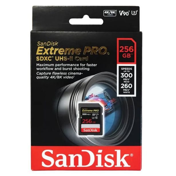 POMNILNIŠKA KARTICA SANDISK SAN EXTREME PRO 256GBSDXC