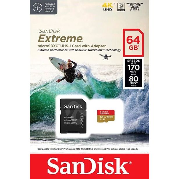 POMNILNIŠKA KARTICA SANDISK SAN EXTREME PRO 64GB
