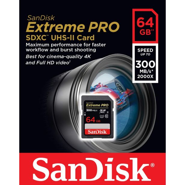 POMNILNIŠKA KARTICA SANDISK SAN EXTREME PRO 64GB SDXC