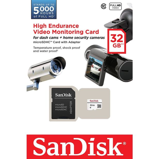 POMNILNIŠKA KARTICA SANDISK SAN HIGH ENDUR MICROSDHC 32 GB