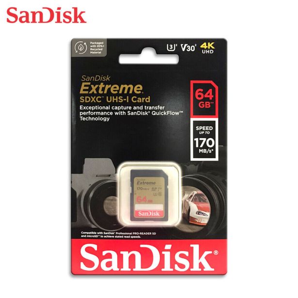 POMNILNIŠKA KARTICA SANDISK SANDISK EXTREME 64GB SDXC
