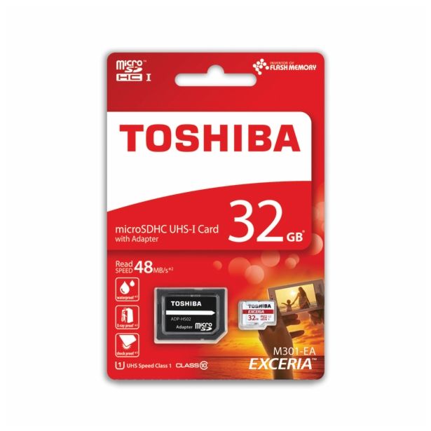 POMNILNIŠKA KARTICA TOSHIBA MICRO SD 32 GB UHC ADAPTER