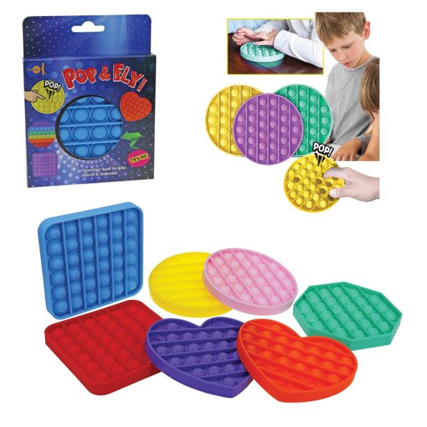 DRUŽABNE IGRE POP IT FIDGET VELIK, SORTIRANO