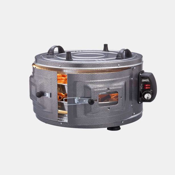 POSEBNI ŽAR SAČ ELEKTRIČNI AKEL AF210 XL, 50 CM SREBRN