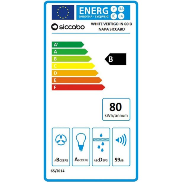 POŠEVNA STENSKA NAPA SICCABO WHITE VERTIGO IN 60