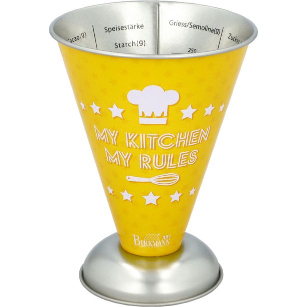 POSODA ZA PRIPRAVO HRANE BIRKMANN 11X14.5 CM MERILNI VRČ RUMEN