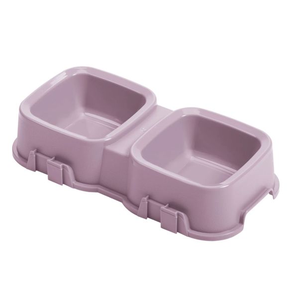 POSODA ZA PSA TONTARELLI PET KVADRATNI DVOJNI(2X0.5L)