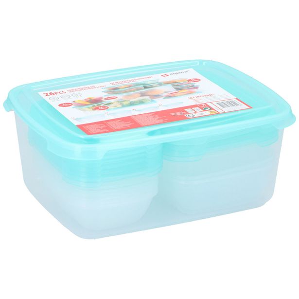 POSODA ZA SHRANJEVANJE ALPINA KOMPLET POSOD 13 DELNI