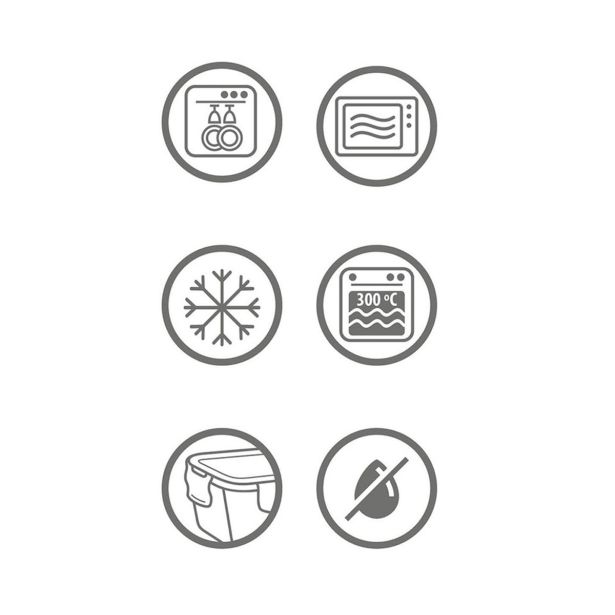 POSODA ZA SHRANJEVANJE ALPINA KOMPLET POSOD 4X STEKLO