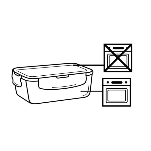 POSODA ZA SHRANJEVANJE ALPINA KOMPLET POSOD 4X STEKLO