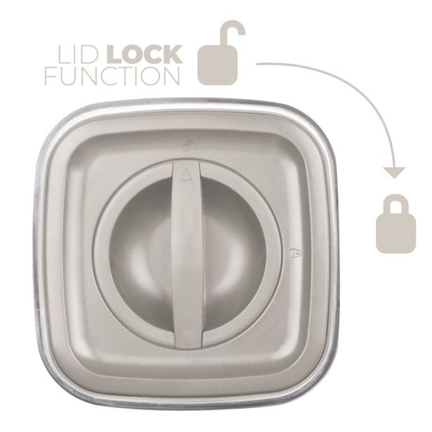 POSODA ZA SHRANJEVANJE BERLINGER HAUS 5 DELNI SET ZA VAKUMSKO SHRANJEVANJE KREM BARVE