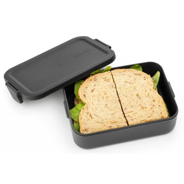 POSODA ZA SHRANJEVANJE BRABANTIA MAKE&TAKE SREDNJA SIVA