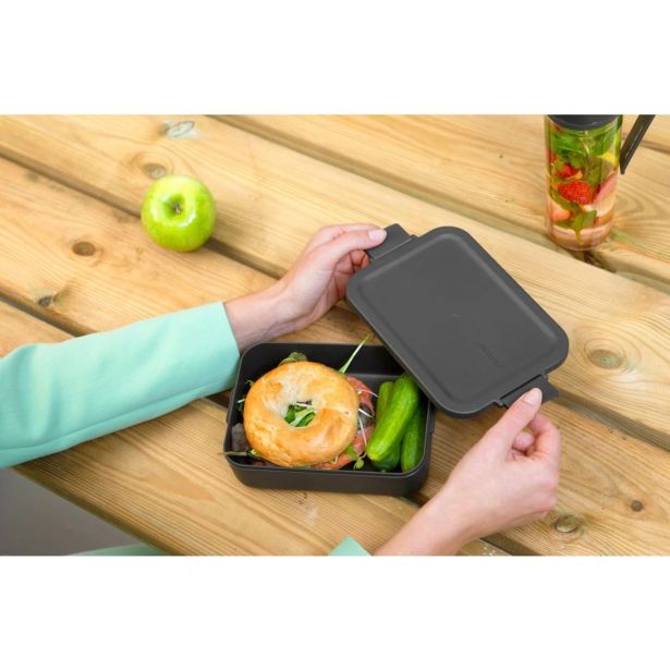 POSODA ZA SHRANJEVANJE BRABANTIA MAKE&TAKE SREDNJA SIVA