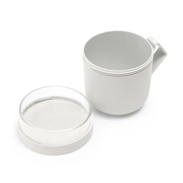 POSODA ZA SHRANJEVANJE BRABANTIA MAKE&TAKE ZA JUHO 0.6L SVETLO SIVA