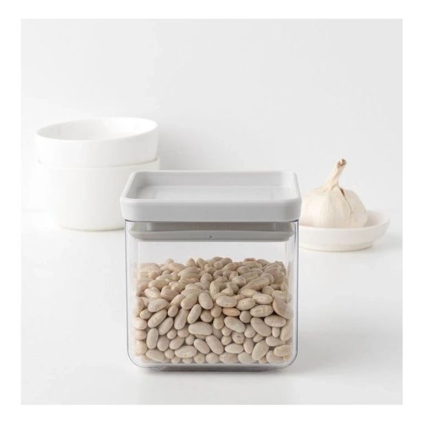 POSODA ZA SHRANJEVANJE BRABANTIA TASTY+ 0.7L SVETLO SIVA