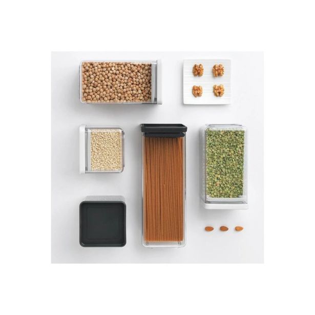 POSODA ZA SHRANJEVANJE BRABANTIA TASTY+ 0.7L SVETLO SIVA