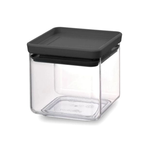 POSODA ZA SHRANJEVANJE BRABANTIA TASTY+ 0.7L TEMNO SIVA