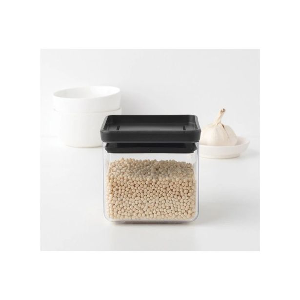 POSODA ZA SHRANJEVANJE BRABANTIA TASTY+ 0.7L TEMNO SIVA